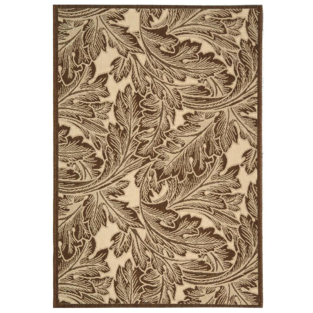 COURTYARD, NATURAL / CHOCOLATE, 2' X 3'-7", Area Rug, CY2996-3401-2
