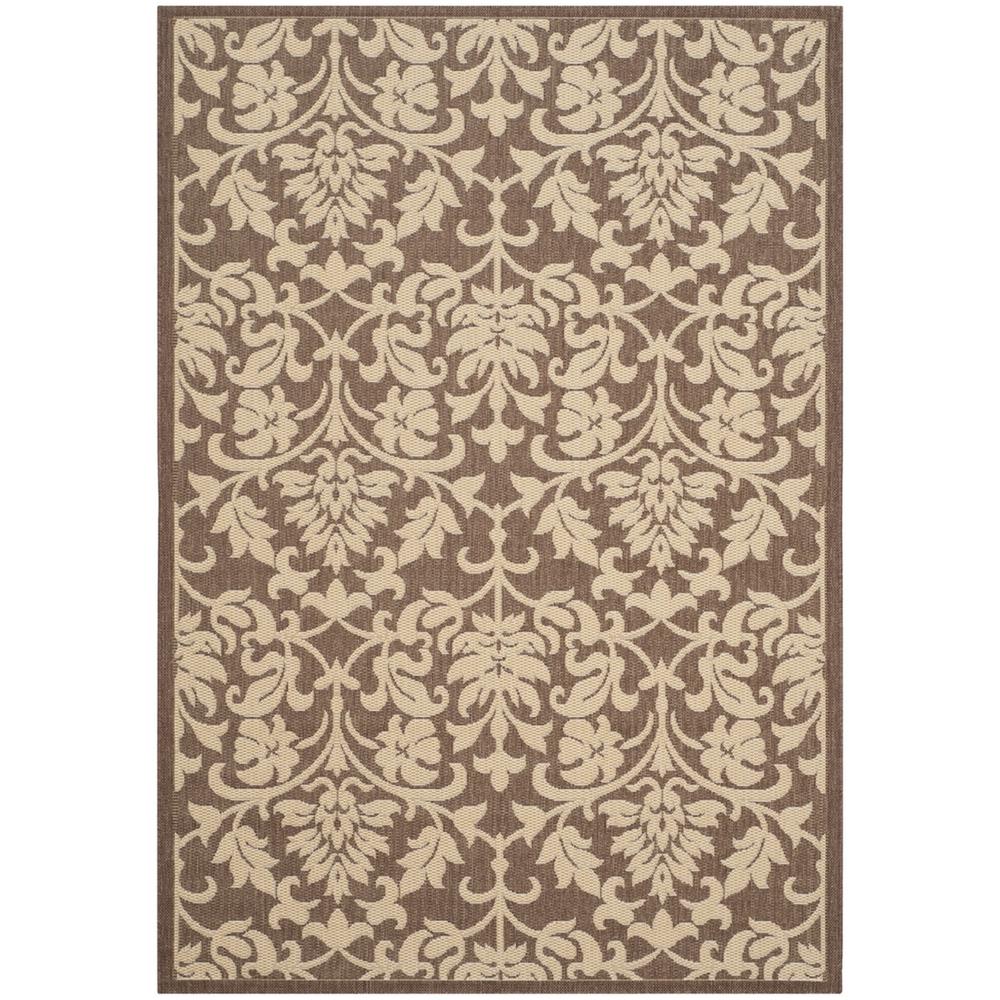 COURTYARD, CHOCOLATE / NATURAL, 2' X 3'-7", Area Rug, CY3416-3409-2