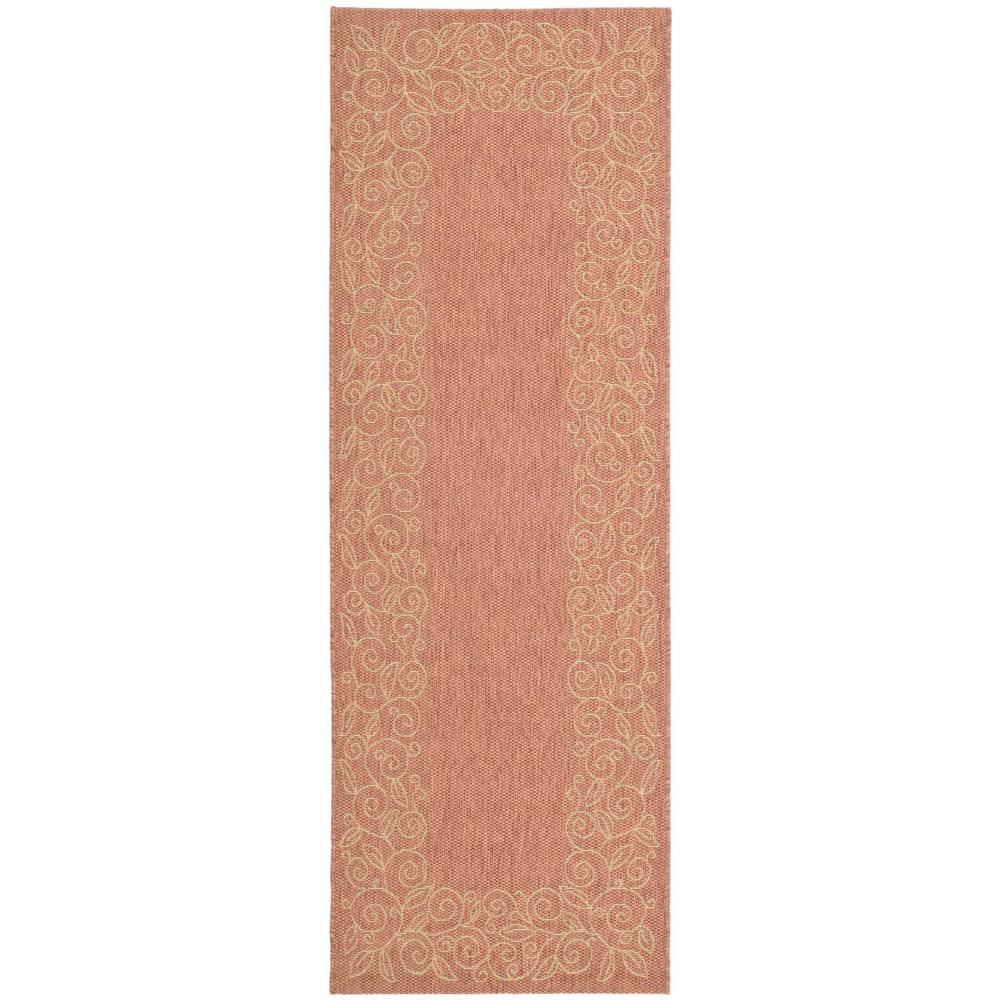 COURTYARD, TERRACOTTA / BEIGE, 2'-3" X 6'-7", Area Rug, CY5139A-27