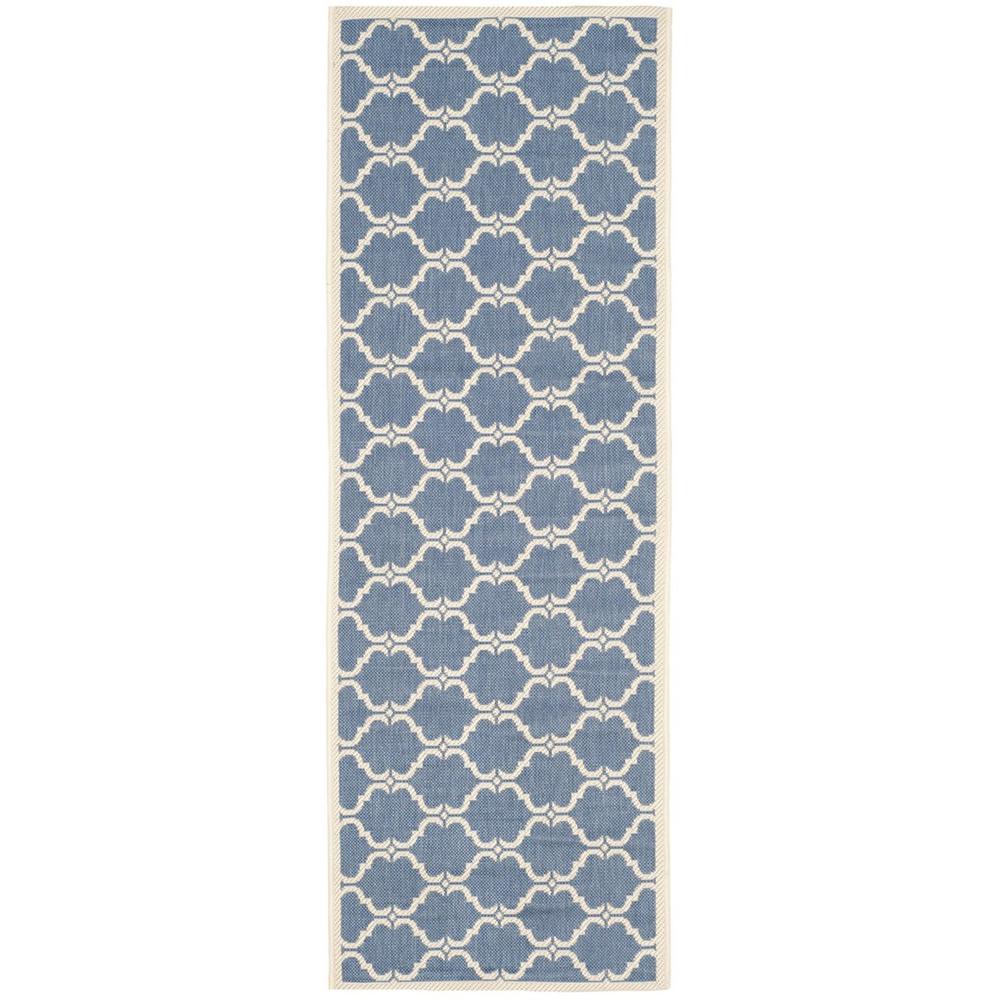 COURTYARD, BLUE / BEIGE, 2'-3" X 6'-7", Area Rug, CY6009-243-27