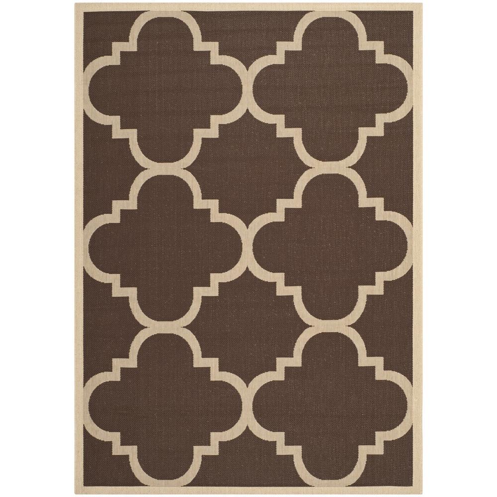 COURTYARD, DARK BROWN, 5'-3" X 7'-7", Area Rug, CY6243-204-5
