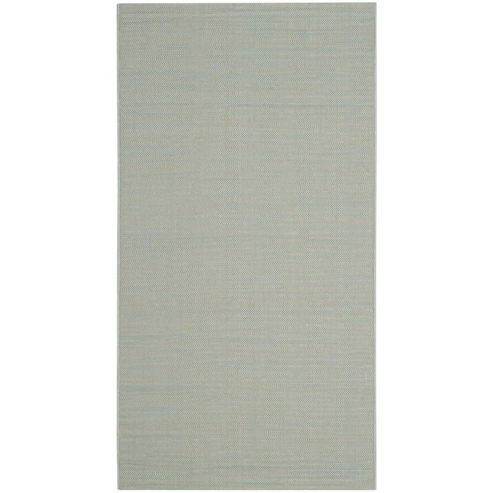 COURTYARD, AQUA / CREAM, 2' X 3'-7", Area Rug, CY6576-21322-2