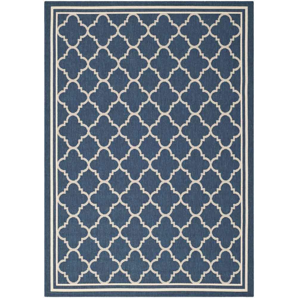 COURTYARD, NAVY / BEIGE, 5'-3" X 7'-7", Area Rug, CY6918-268-5