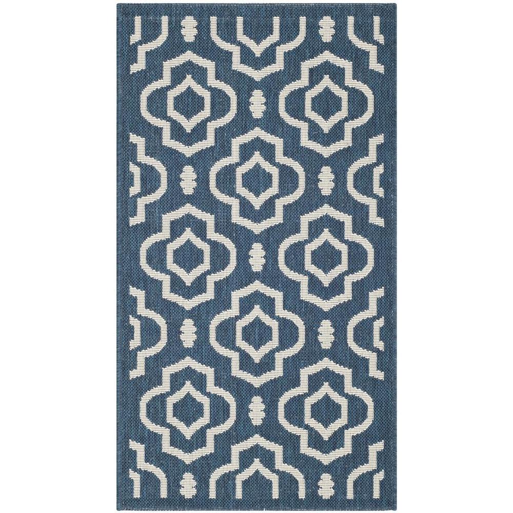 COURTYARD, NAVY / BEIGE, 2' X 3'-7", Area Rug, CY6926-268-2