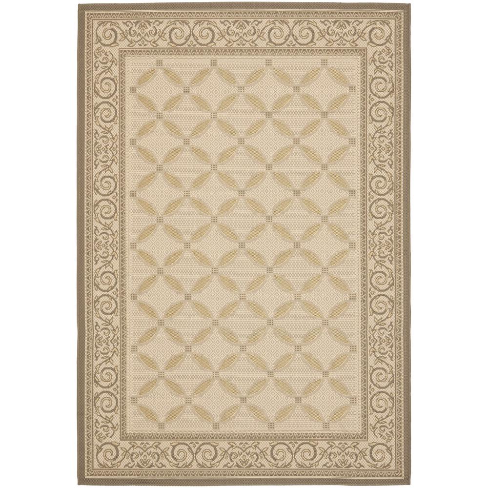 COURTYARD, BEIGE / DARK BEIG, 4' X 5'-7", Area Rug, CY7107-79A21-4