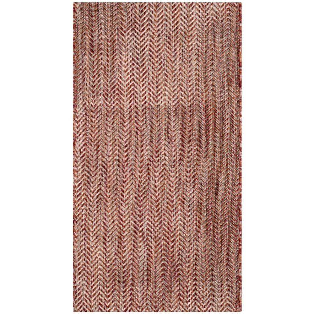 COURTYARD, RED / BEIGE, 2' X 3'-7", Area Rug, CY8022-36521-2
