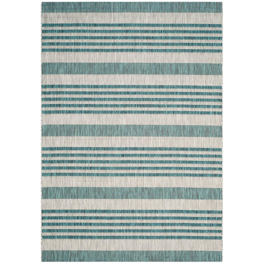 COURTYARD, GREY / BLUE, 4' X 5'-7", Area Rug, CY8062-37212-4