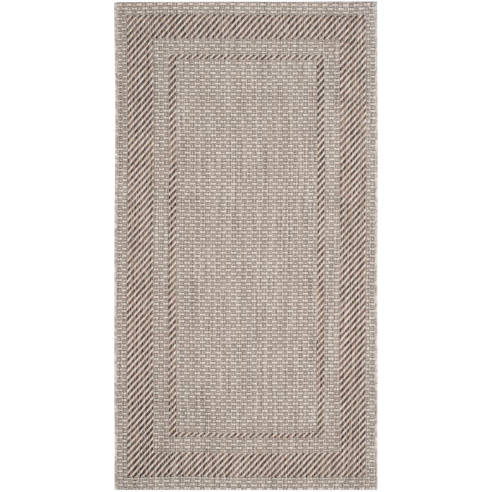 COURTYARD, BEIGE / BROWN, 2'-7" X 5', Area Rug, CY8477-36312-3