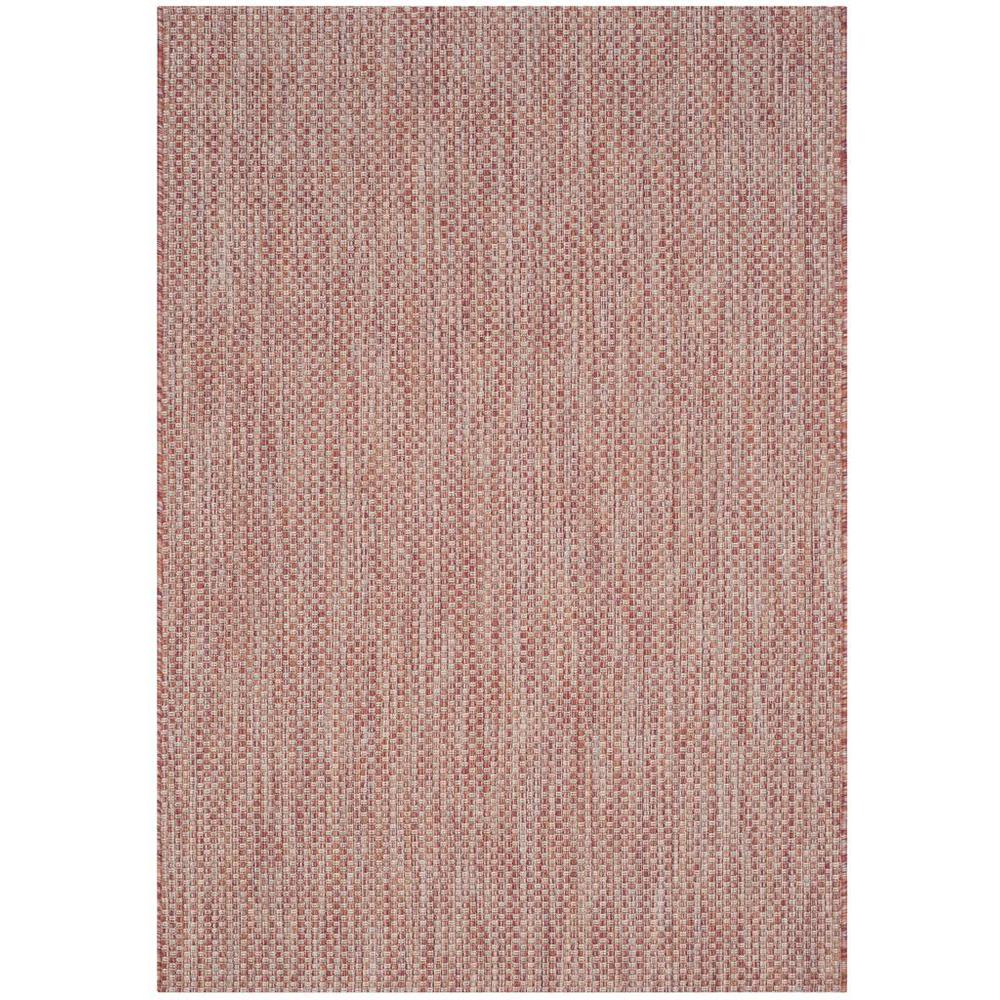 COURTYARD, RED / BEIGE, 4' X 5'-7", Area Rug, CY8521-36521-4