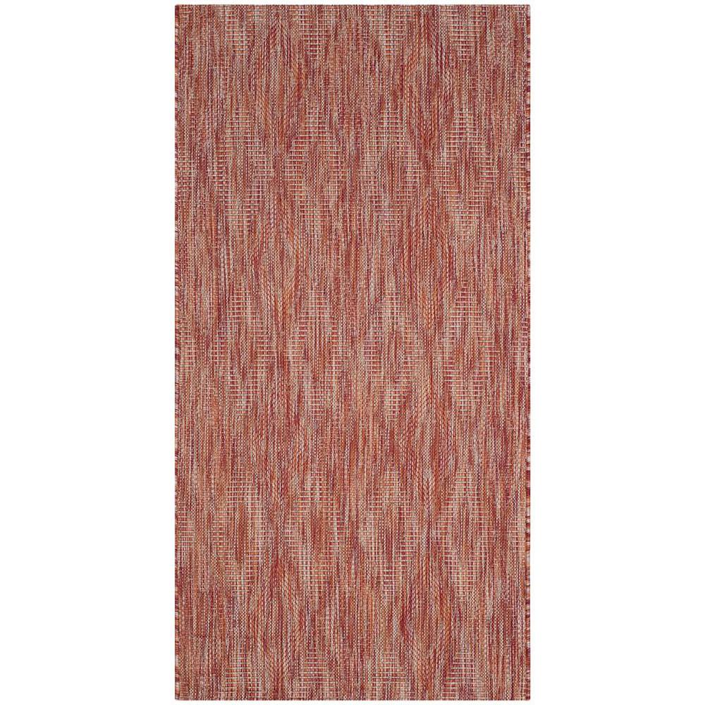 COURTYARD, RED / RED, 2'-7" X 5', Area Rug, CY8522-36522-3
