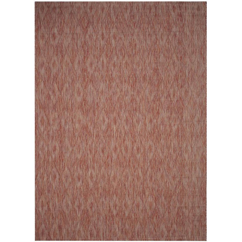 COURTYARD, RED / RED, 8' X 11', Area Rug, CY8522-36522-8