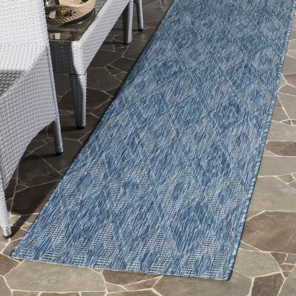 COURTYARD, NAVY / NAVY, 2'-3" X 10', Area Rug, CY8522-36822-210