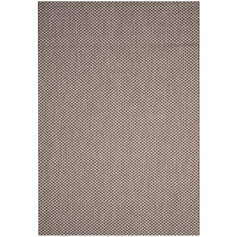 COURTYARD, LIGHT BROWN / LIGHT GREY, 4' X 5'-7", Area Rug