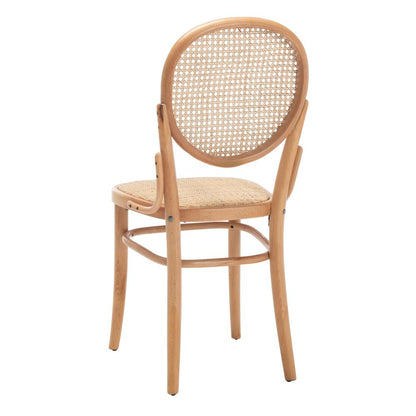 Sonia Cane Dining Chair, Natural
