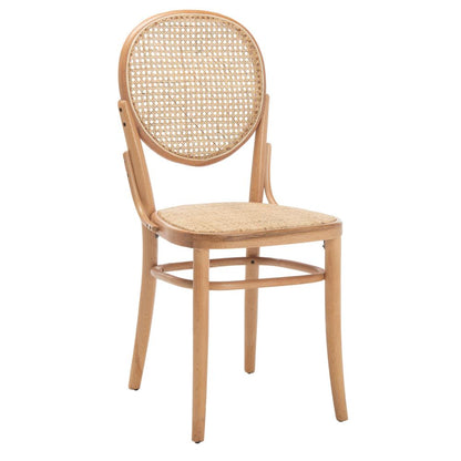 Sonia Cane Dining Chair, Natural