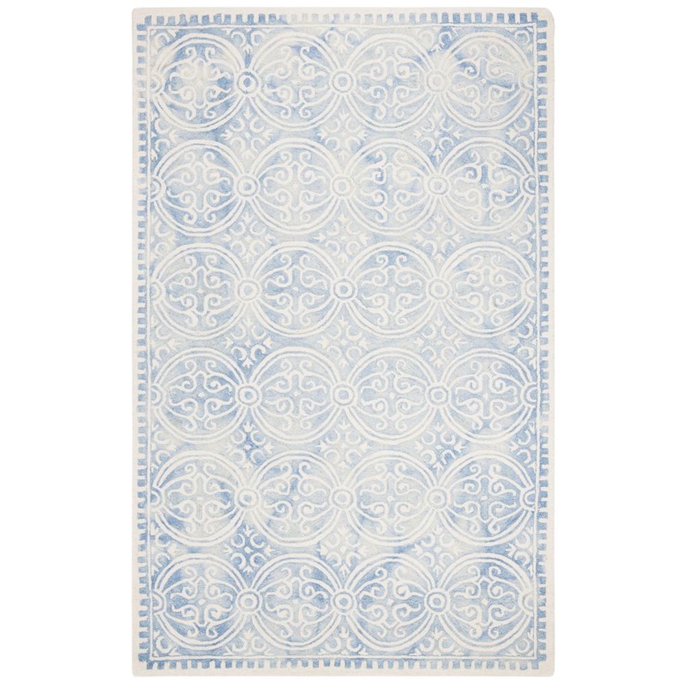 DIP DYE, BLUE / IVORY, 5' X 8', Area Rug, DDY211M-5