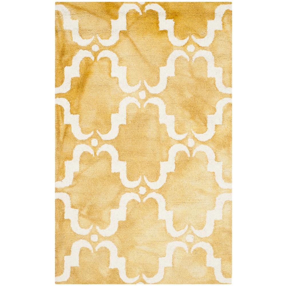 DIP DYE, GOLD / IVORY, 2'-6" X 4', Area Rug, DDY536H-24