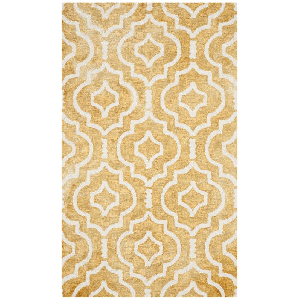 DIP DYE, GOLD / IVORY, 3' X 5', Area Rug, DDY538H-3