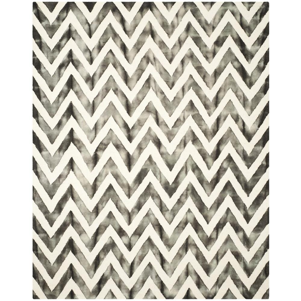 DIP DYE, IVORY / CHARCOAL, 8' X 10', Area Rug, DDY715D-8
