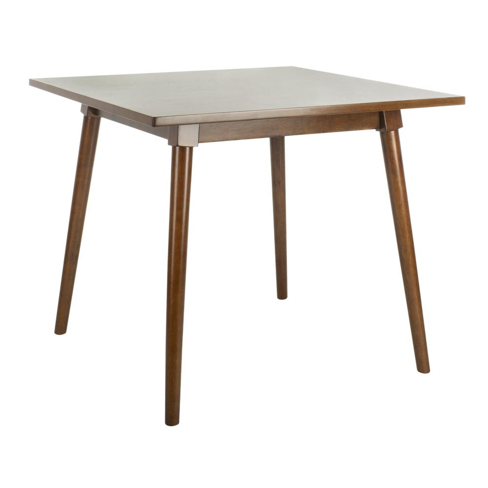 Simone Square Dining Table, Walnut
