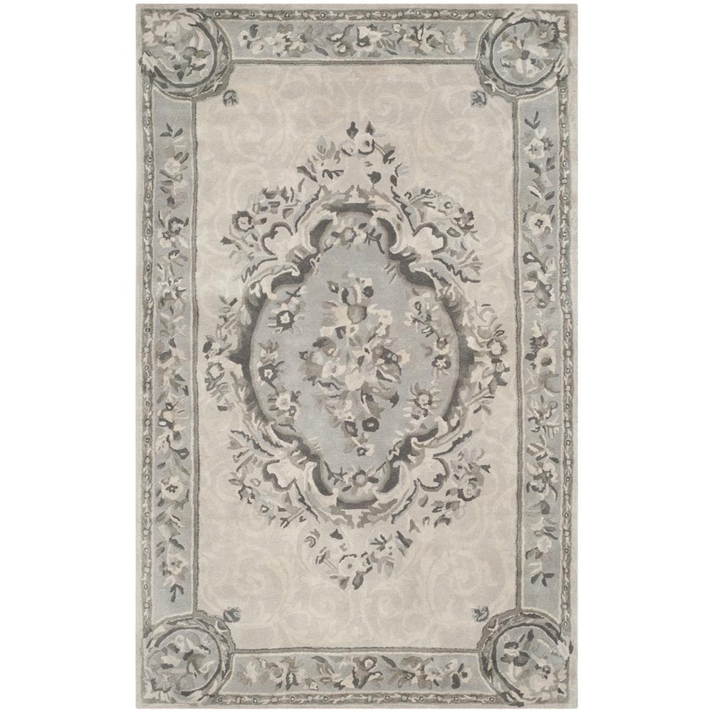 EMPIRE, BEIGE / LIGHT GREY, 5' X 8', Area Rug