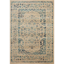 EVOKE, BEIGE / TURQUOISE, 5'-1" X 7'-6", Area Rug, EVK508F-5