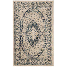 EVOKE, BEIGE / NAVY, 3' X 5', Area Rug, EVK518C-3