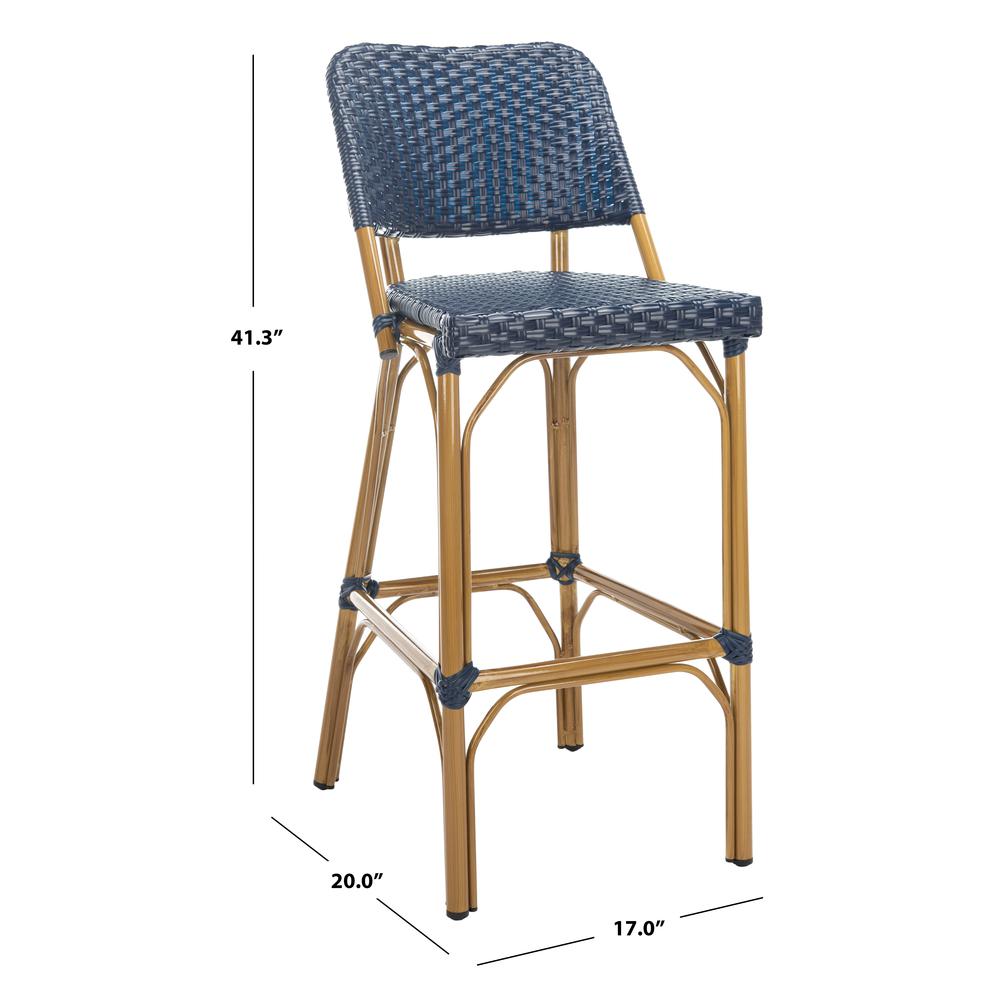 Deltana Bar Stool Navy (Indoor/Outdoor), Navy