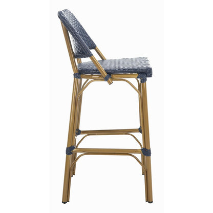 Deltana Bar Stool Navy (Indoor/Outdoor), Navy
