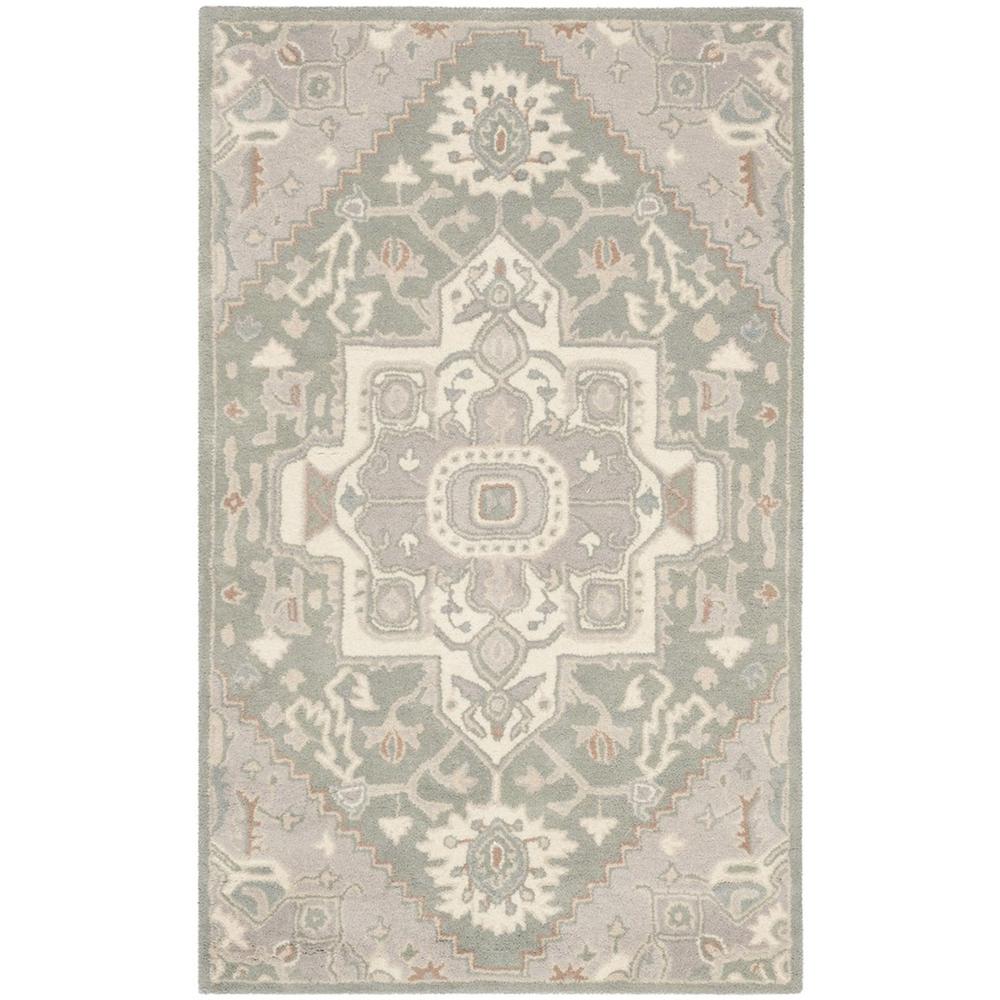 HERITAGE, BLUE / IVORY, 3' X 5', Area Rug, HG823A-3