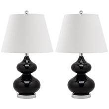 EVA 24-INCH H DOUBLE GOURD GLASS LAMP, LIT4086J-SET2