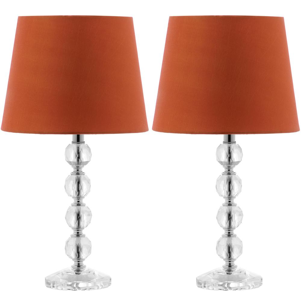 NOLA 16-INCH H STACKED CRYSTAL BALL LAMP, LIT4123D-SET2