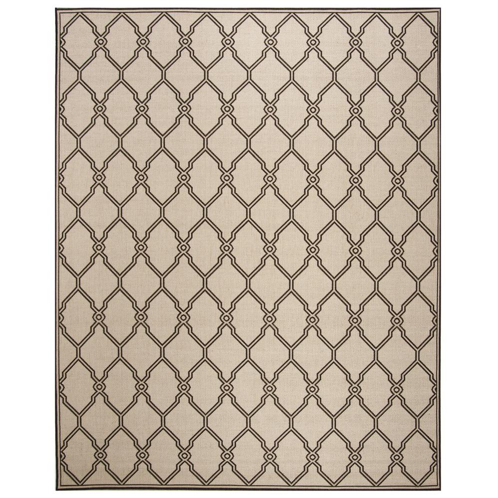 LINDEN 100, NATURAL / BROWN, 8' X 10', Area Rug, LND124B-8