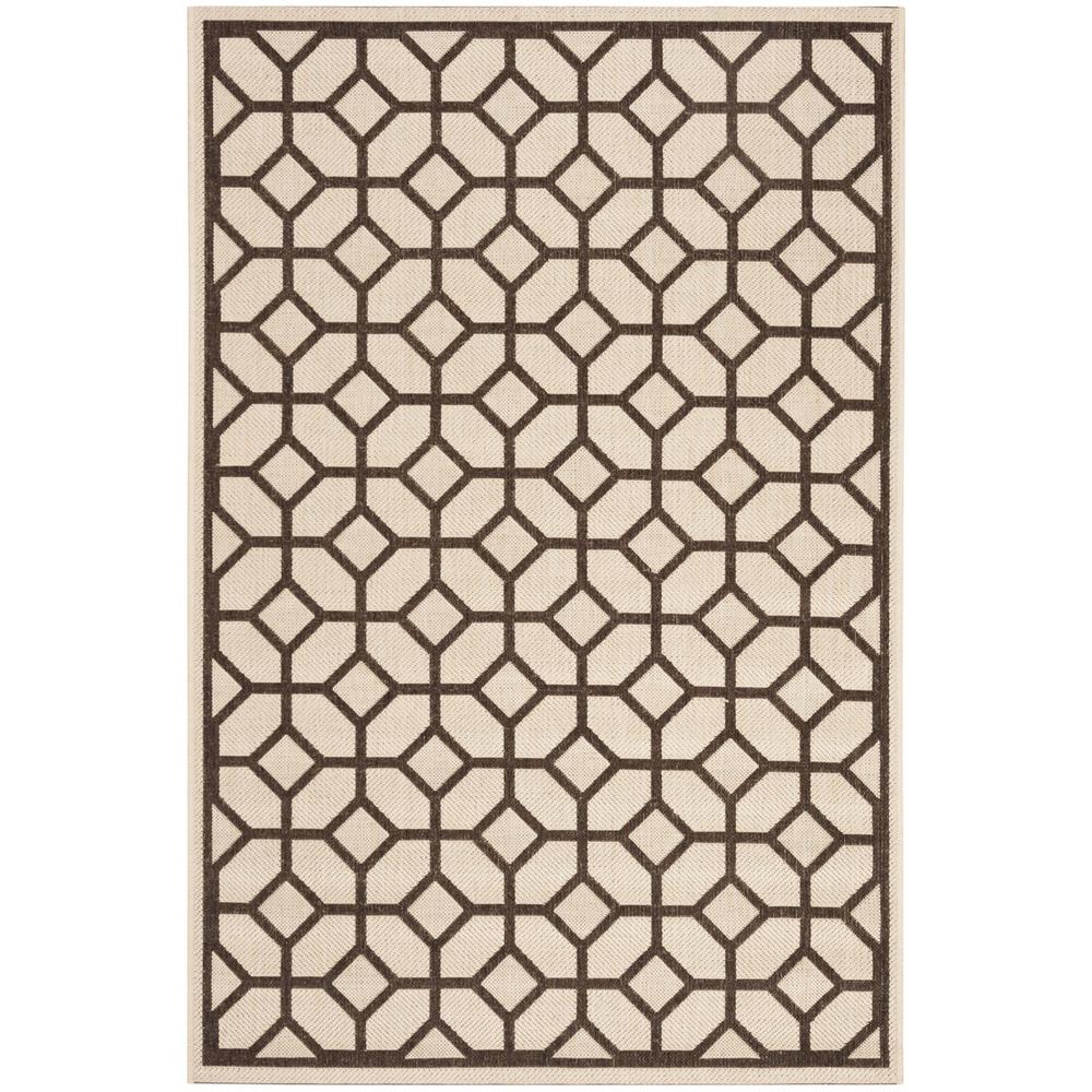 LINDEN 100, NATURAL / BROWN, 4' X 6', Area Rug, LND127B-4