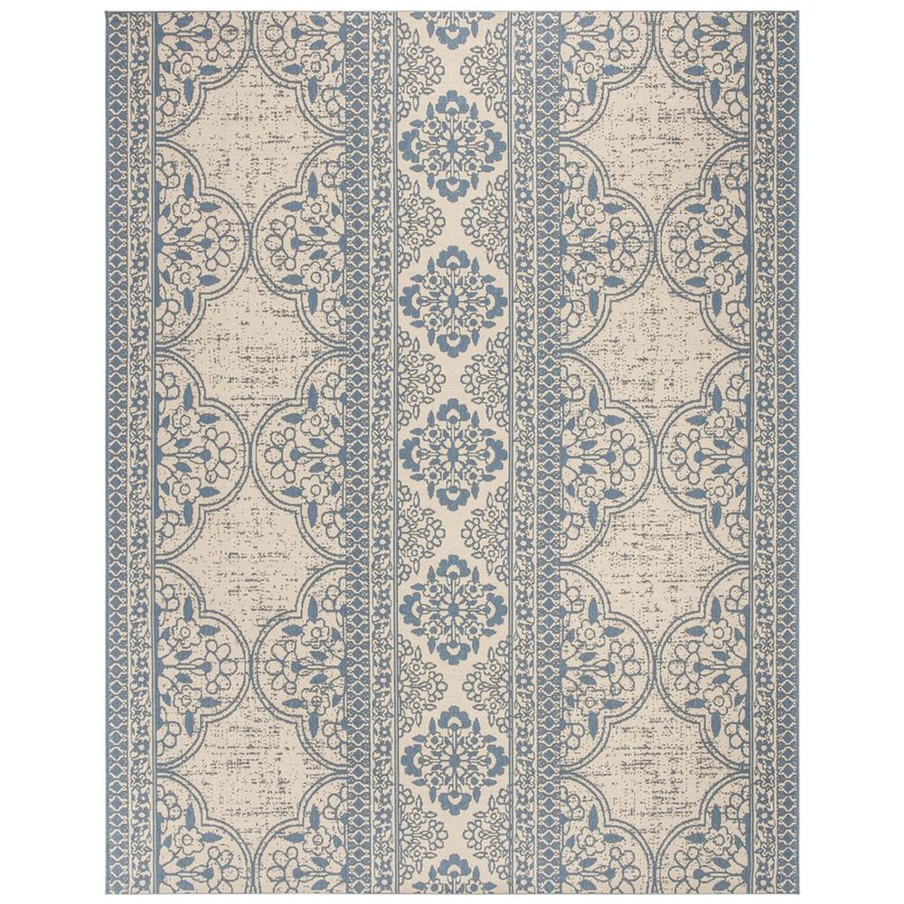 LINDEN 100, BLUE / CREME, 8' X 10', Area Rug, LND174M-8