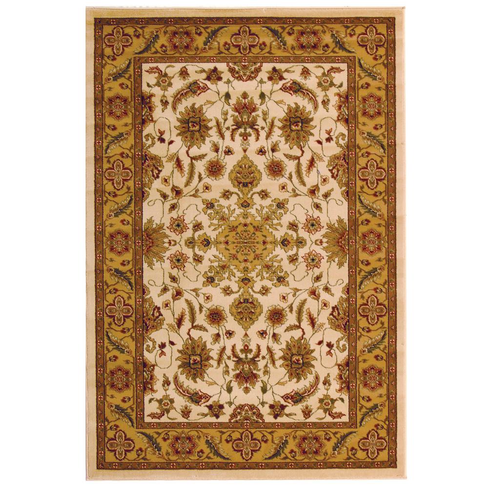 LYNDHURST, IVORY / TAN, 4' X 6', Area Rug