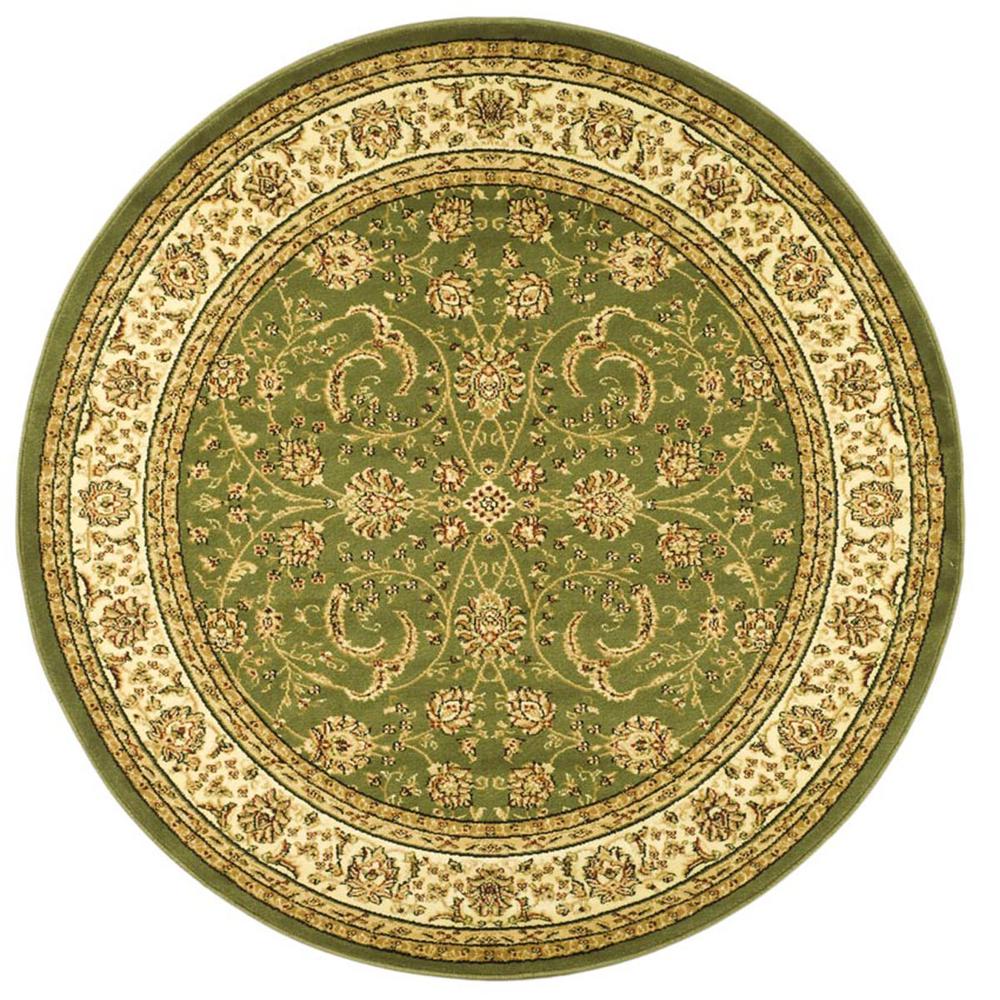 LYNDHURST, SAGE / IVORY, 5'-3" X 5'-3" Round, Area Rug, LNH219B-5R