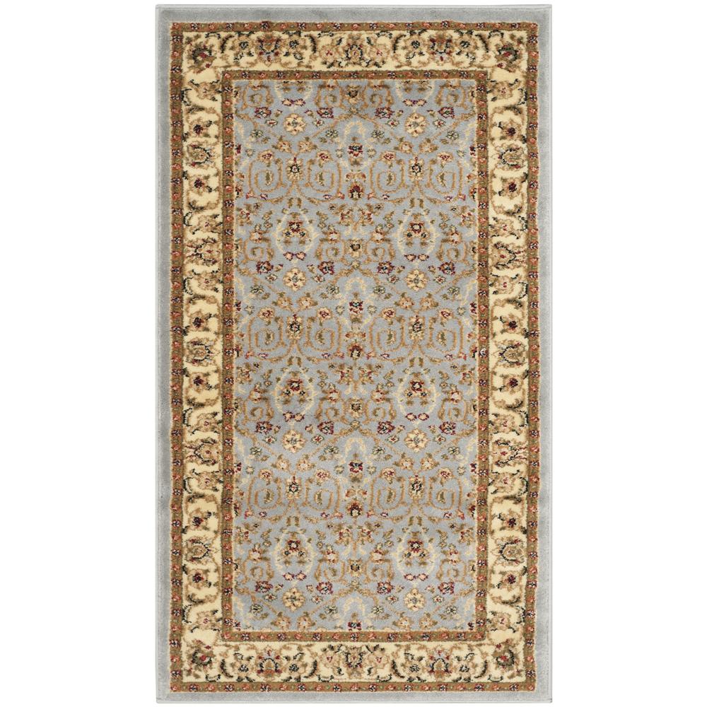 LYNDHURST, LIGHT BLUE / IVORY, 2'-3" X 4', Area Rug