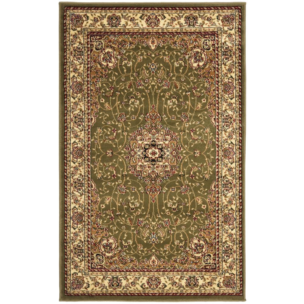 LYNDHURST, SAGE / IVORY, 3'-3" X 5'-3", Area Rug, LNH329B-3