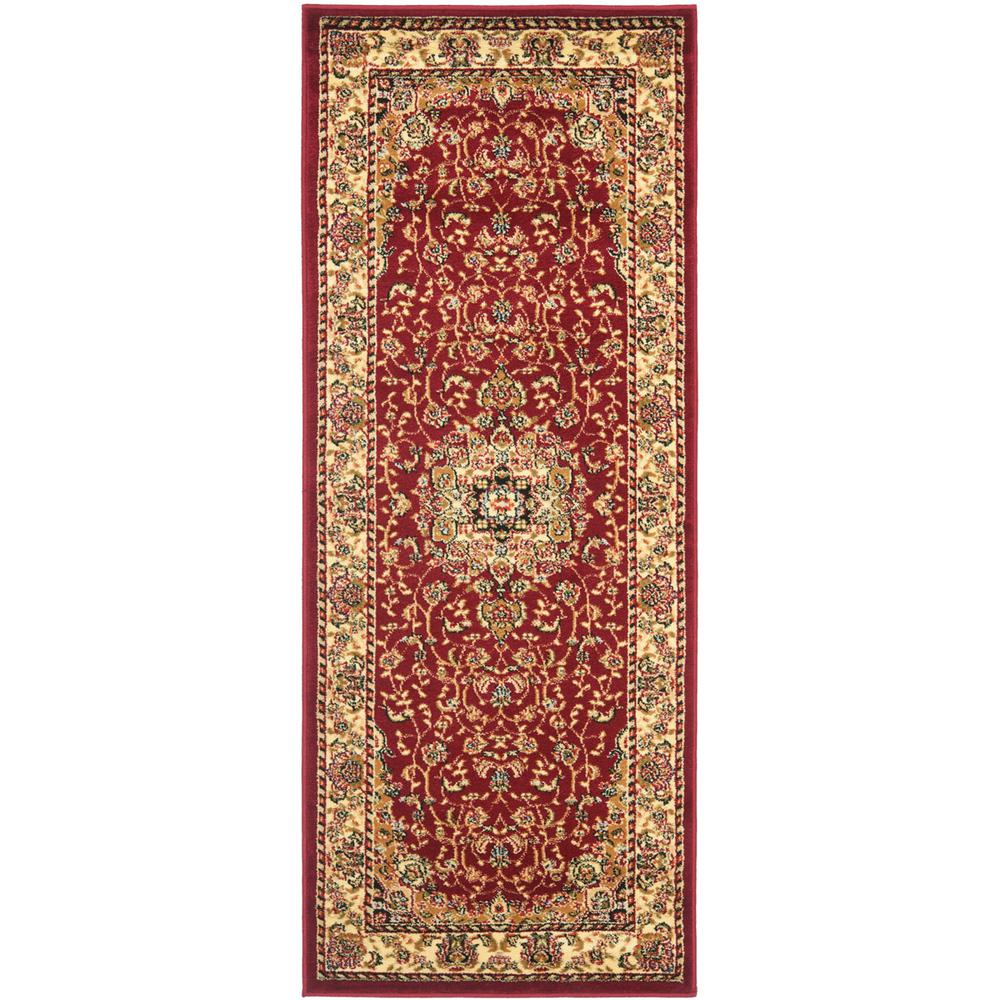 LYNDHURST, RED / IVORY, 2'-3" X 6', Area Rug, LNH329C-26