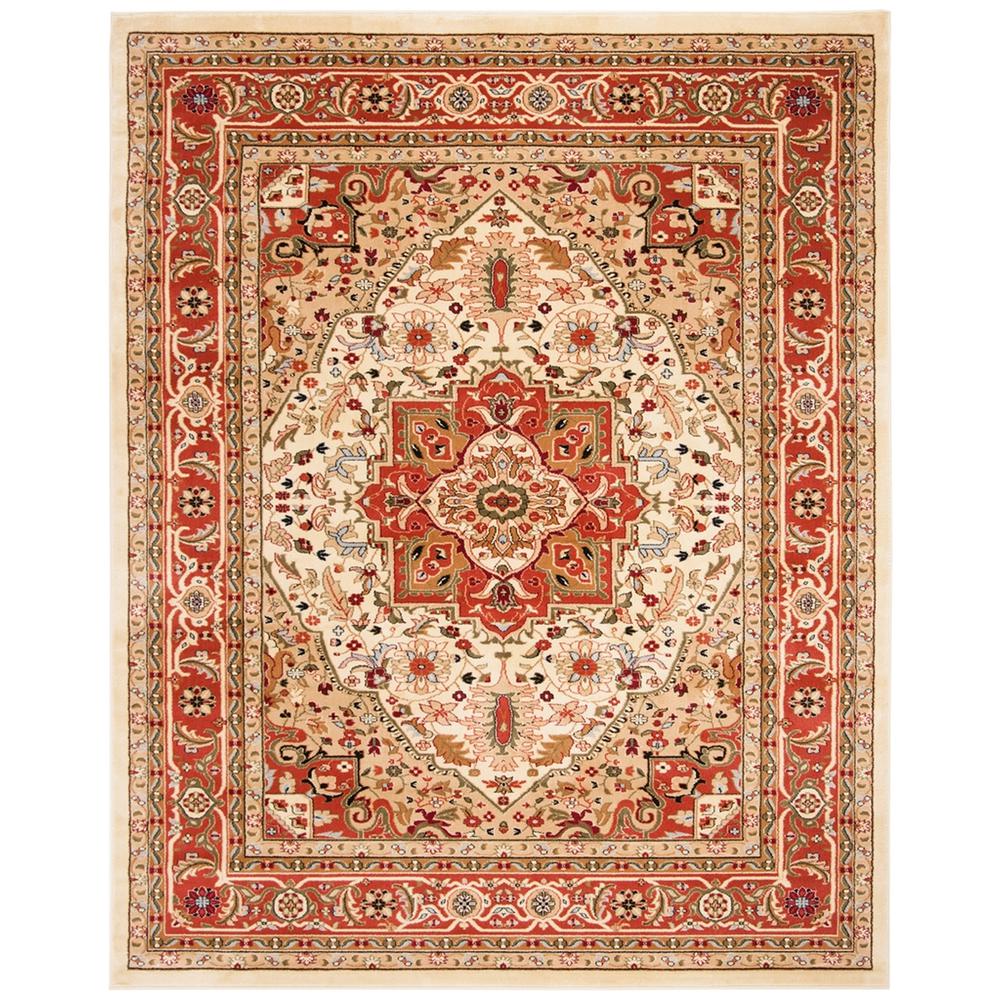 LYNDHURST, IVORY / RUST, 11' X 15', Area Rug, LNH330R-1115