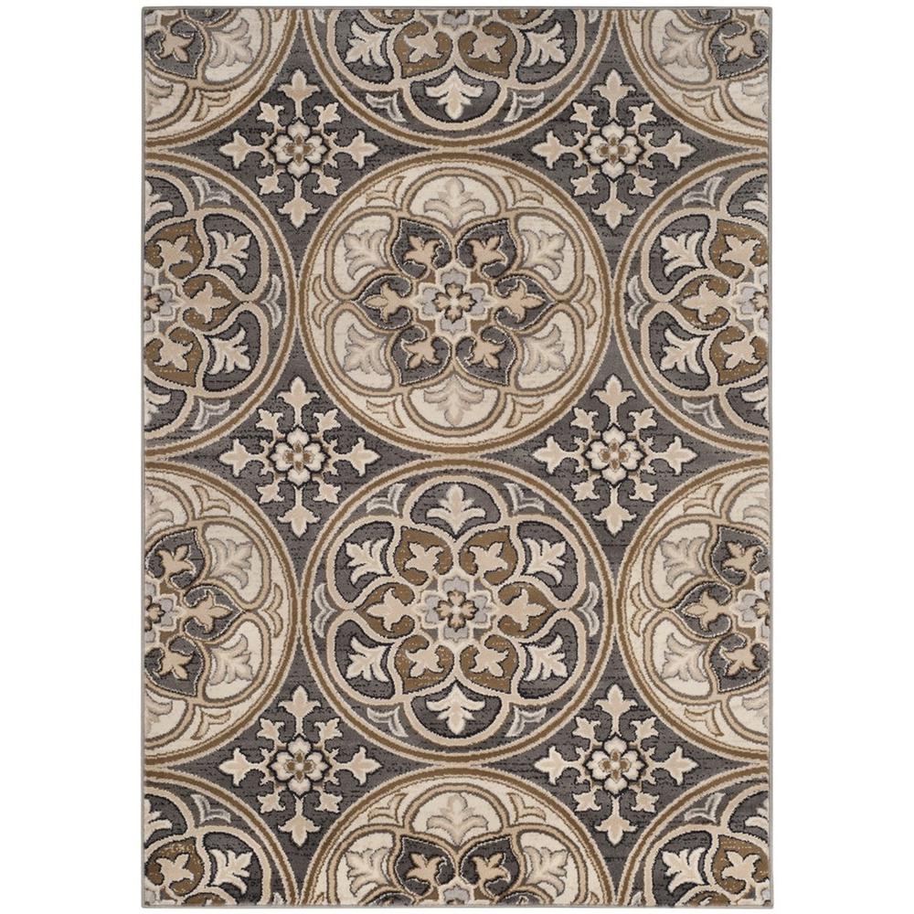 LYNDHURST, LIGHT GREY / BEIGE, 2'-3" X 6', Area Rug