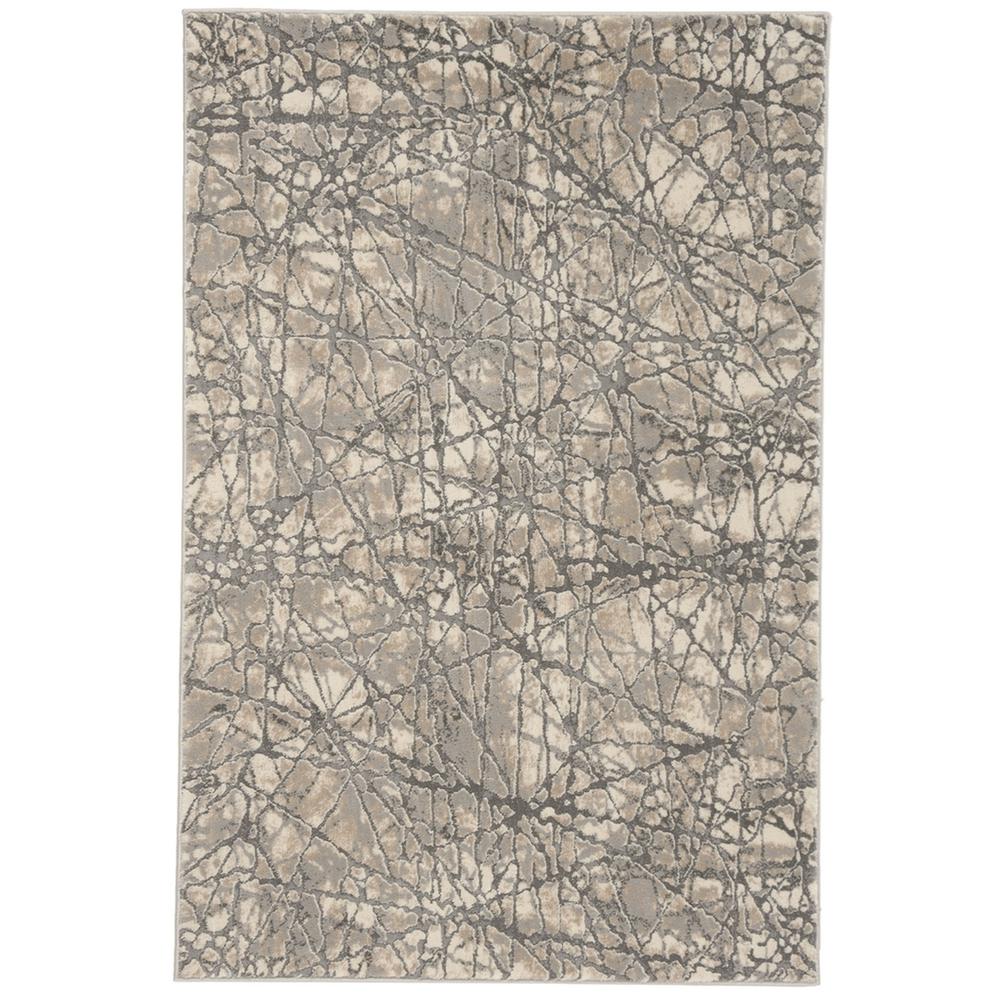 MEADOW, BEIGE / GREY, 3'-3" X 5', Area Rug