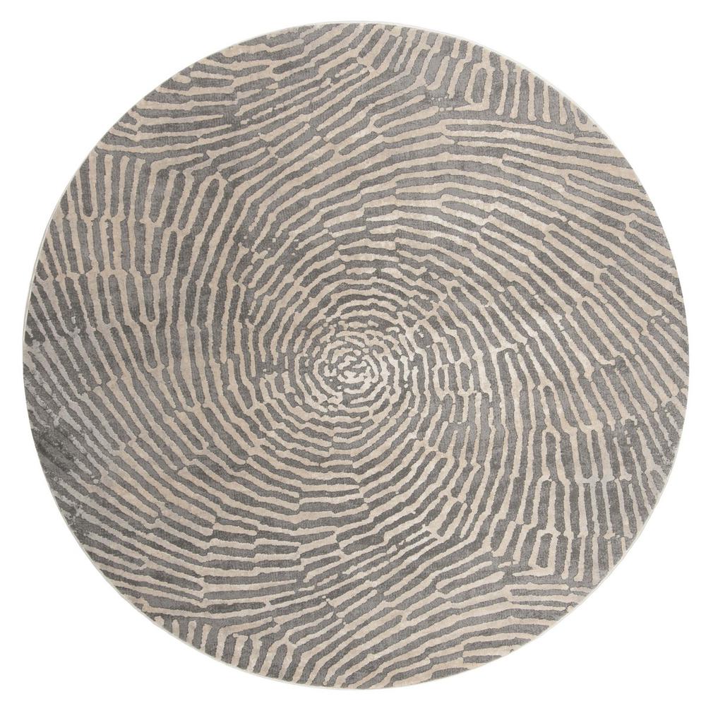 MEADOW, TAUPE, 6'-7" X 6'-7" Round, Area Rug, MDW343E-7R