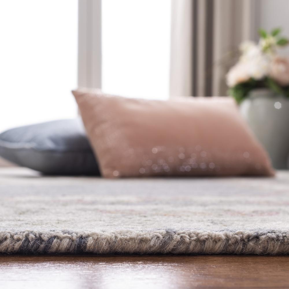 MICRO-LOOP, GREY / IVORY, 2'-3" X 7', Area Rug