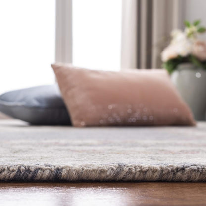 MICRO-LOOP, GREY / IVORY, 2'-3" X 7', Area Rug