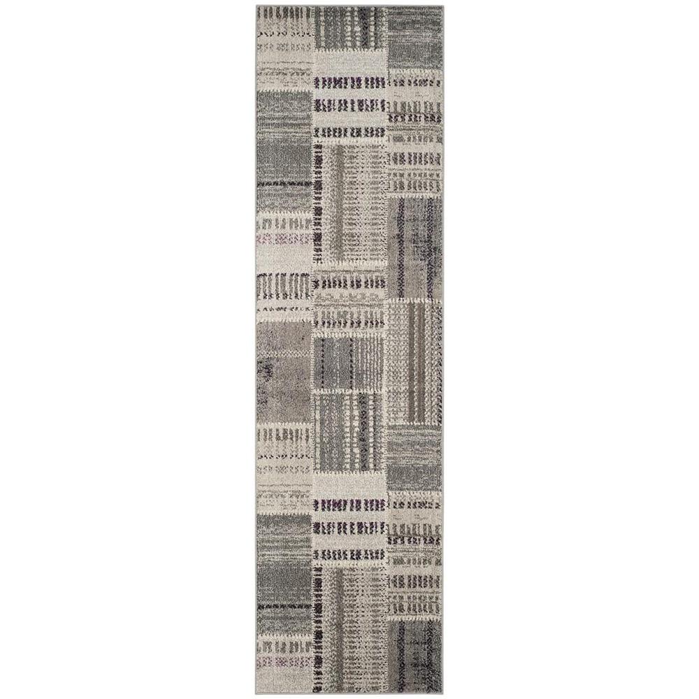 MONACO, GREY / MULTI, 2'-2" X 8', Area Rug, MNC215G-28