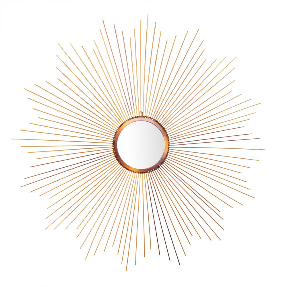 Arlo Sunburst Mirror, Copper