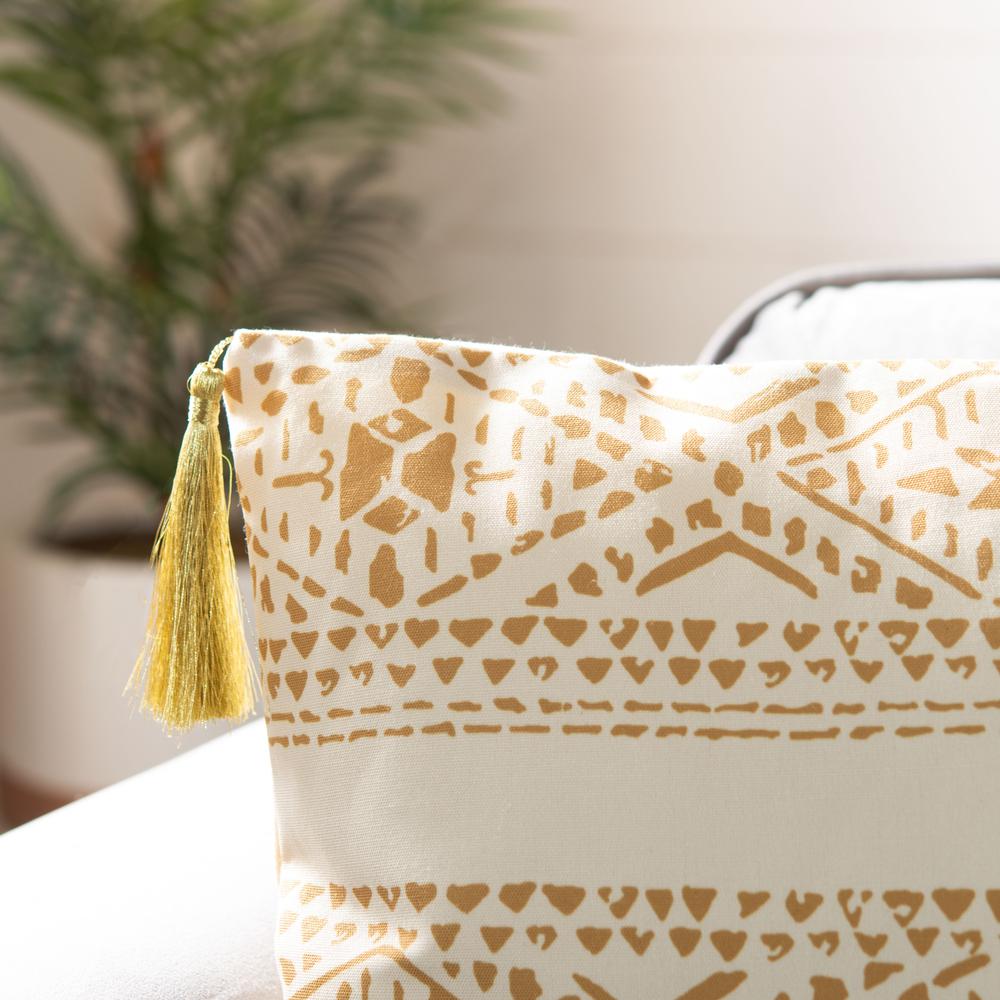 Valen Pillow, Beige/Brown