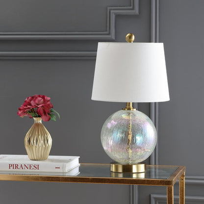 Riglan Table Lamp, Clear/Gold